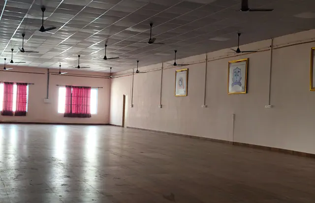 View across the auditorium hall