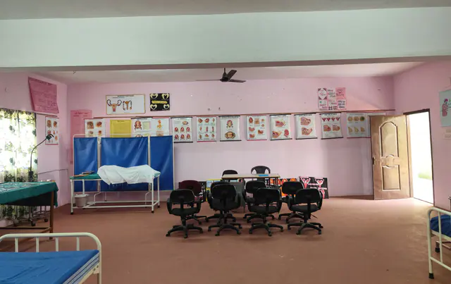 Obstetrical & Gynaecological Nursing Laboratory with beds and chairs
