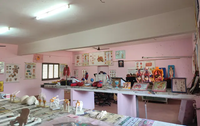 Anatomical models and charts in the Pre-Clinical Laboratory